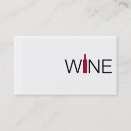 Enkelt Affärskort Vin Visitkort
