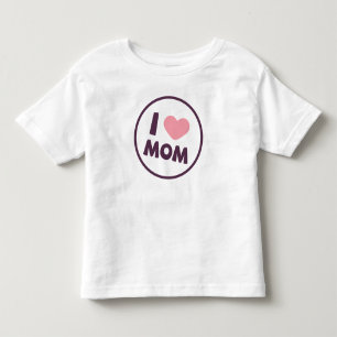 Enkelt älskar jag skjortan för mammamors dag t-shirt