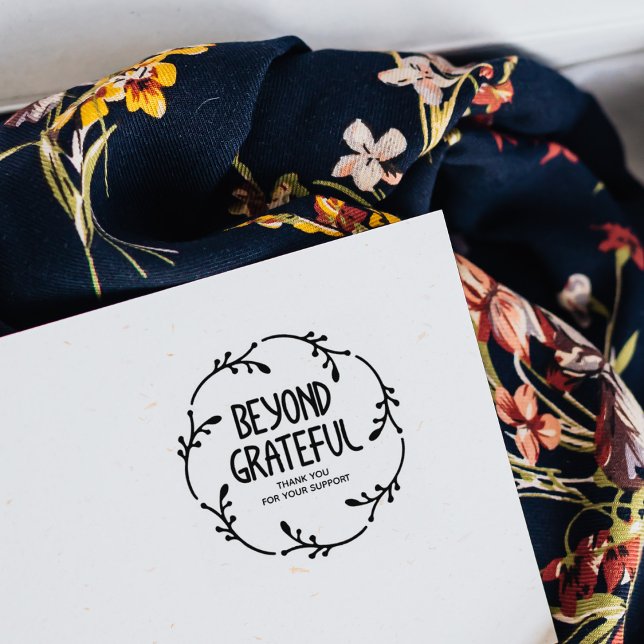 Enkelt andetag utöver tacksam Tack Stämpel (Skapare uppladdad)