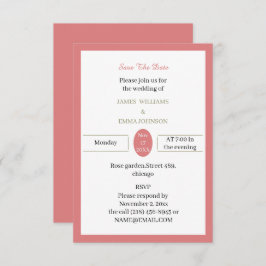 Enkelt Anpassade Ro Spara Datumet