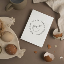 Enkelt anpassat namn för Cute som har bakats med K