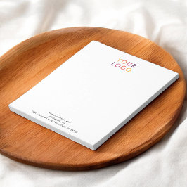 Enkelt Anteckningsblock för QR-Logotyp för företag