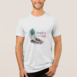 Enkelt är vackert - Bella+Canvas Tri-blend T Shirt