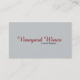 Enkelt (Ash Grått) Visitkort