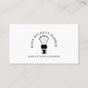 Enkelt Barber-Affärskort Visitkort