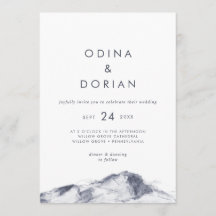 Enkelt bergsberg Avslappnad Bröllop