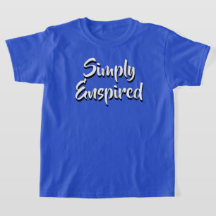 Enkelt berikad teve för växande barn T-Shirt