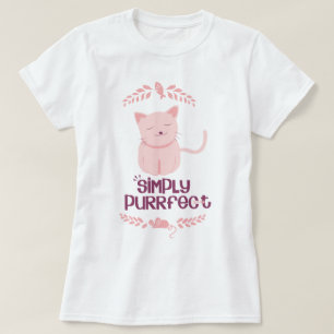 Enkelt bevattna/katttäcke t-shirt
