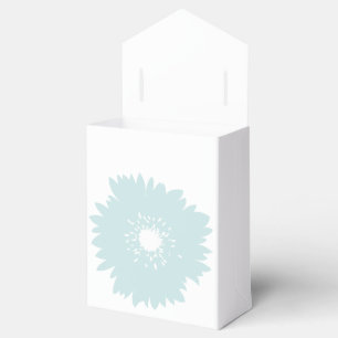 Enkelt blå blomma presentaskar