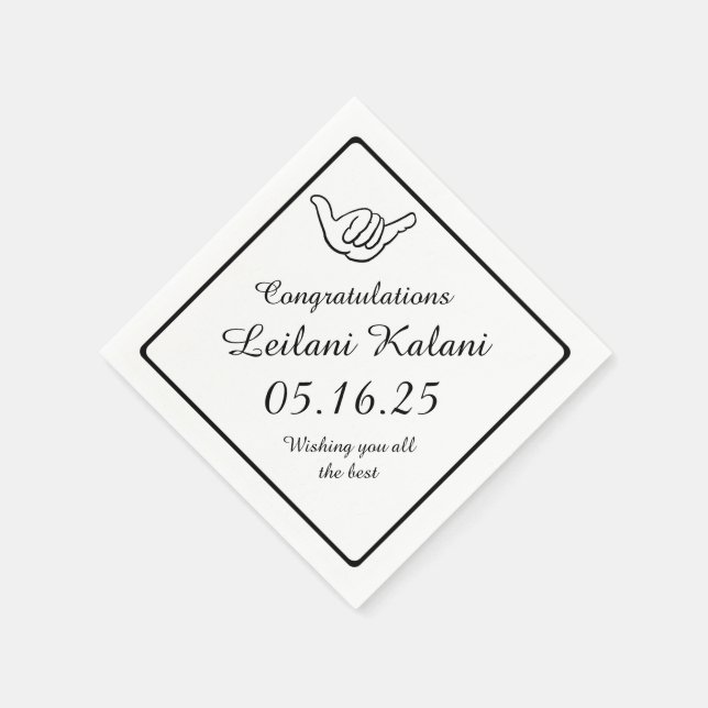 Enkelt bläckfisk, pappra servetter från studenten (Hörn)