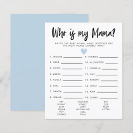 Enkelt blått hjärta som är min Mamma babystötspel