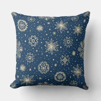 Enkelt blått Mönster Pillow B Kudde