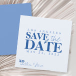 Enkelt blått något blått spara datumet<br><div class="desc">Vi presenterar vårt trendig och det moderna fyrkantiga formatet blue Save the Date Card, designat för att skapa en snyggt påstående och ange tonen för det kommande bröllopen på ett nytt och contemporary sätt. Vår blå Spara datumkort har en elegant och minimalistisk design som kombinerar den tidlösa elegansen i blått...</div>