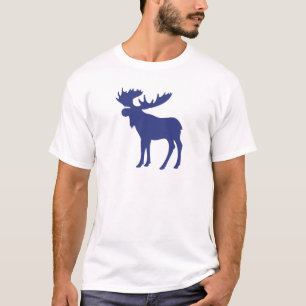 Enkelt blåttälgsymbol tee