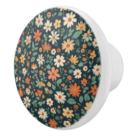 Enkelt blommönster knopp