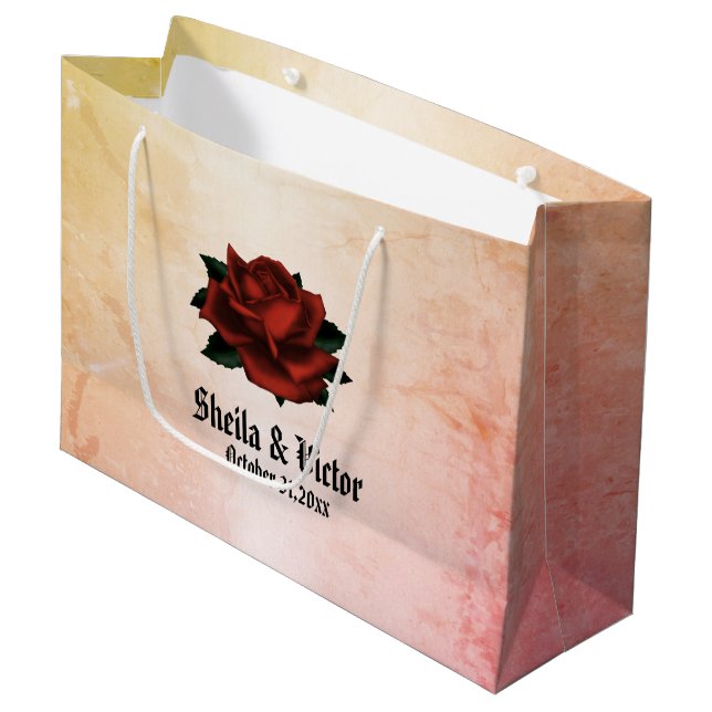 Enkelt Blommönster på persikor (Framsidan Vinklad)