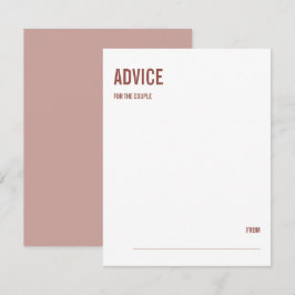 Enkelt boho-typografi med Bröllop-kort Rådkort