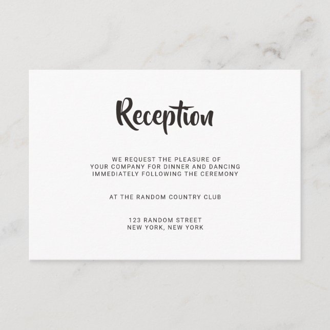 Enkelt borsta kortet för tilläggskort (Framsida)