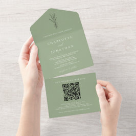 Enkelt botaniskt byte Bröllop