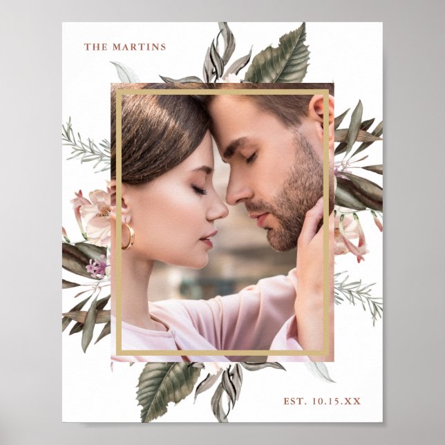 Enkelt botaniskt ett foto poster (Framsidan)