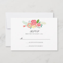 Enkelt Bröllop OSA för Blommigt & Rand / Mint