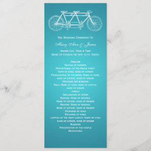 Enkelt Bröllopsprogram Tandem Bike Turcos Program