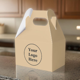 Enkelt brun elegant presentaskar