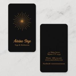 Enkelt celestial sol visitkort