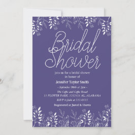 enkelt & chic vildblomma bröllopsfest inbjudningar