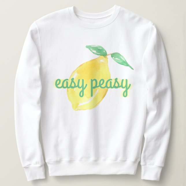 Enkelt citron t shirt (Design framsida)