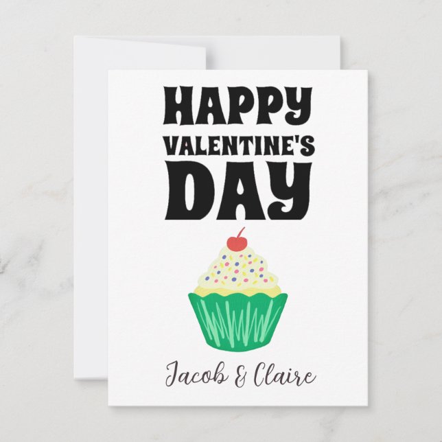 Enkelt Cute Heart Alla hjärtans dag par (Framsida)