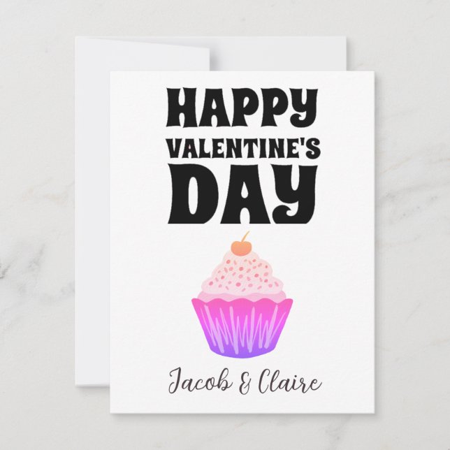 Enkelt Cute Heart Alla hjärtans dag par (Framsida)