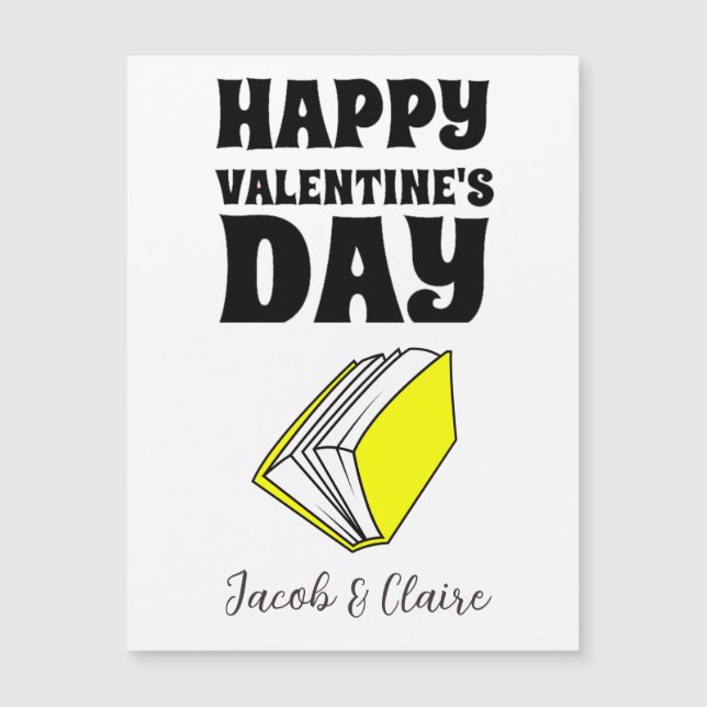 Enkelt Cute Heart Alla hjärtans dag par (Framsida)