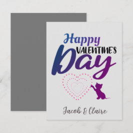 Enkelt Cute Heart Alla hjärtans dag par