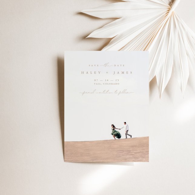 Enkelt delikat foto Spara datum (Skapare uppladdad)