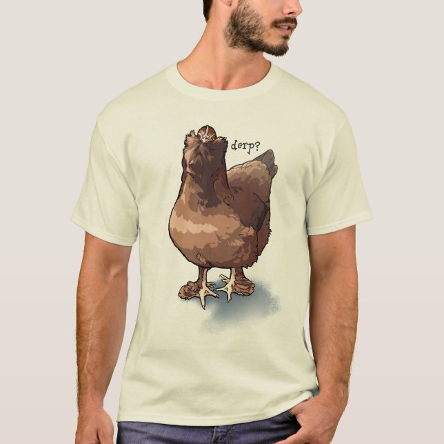 Enkelt Derp T-tröja T-shirt (Framsida)