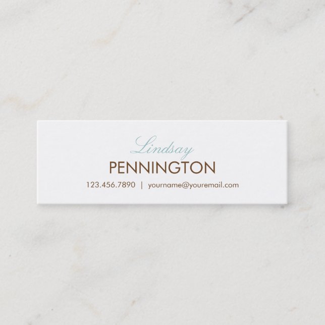 Enkelt din moderna Smala-Telefonkort (Framsida)