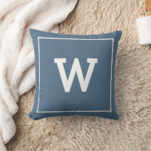Enkelt Dusty Blue Initial Monogram