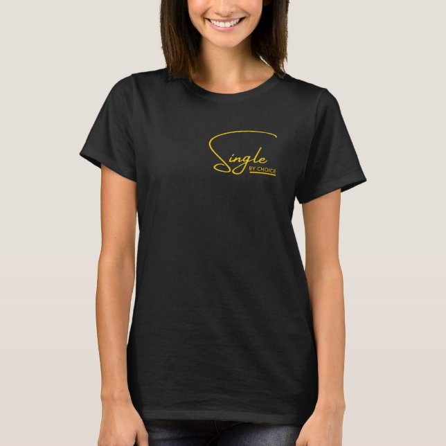Enkelt efter val t shirt (Framsida)