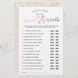 Enkelt elefant- och pratbubblande babystöld