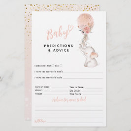 Enkelt elefant- och pratbubblande babystöld