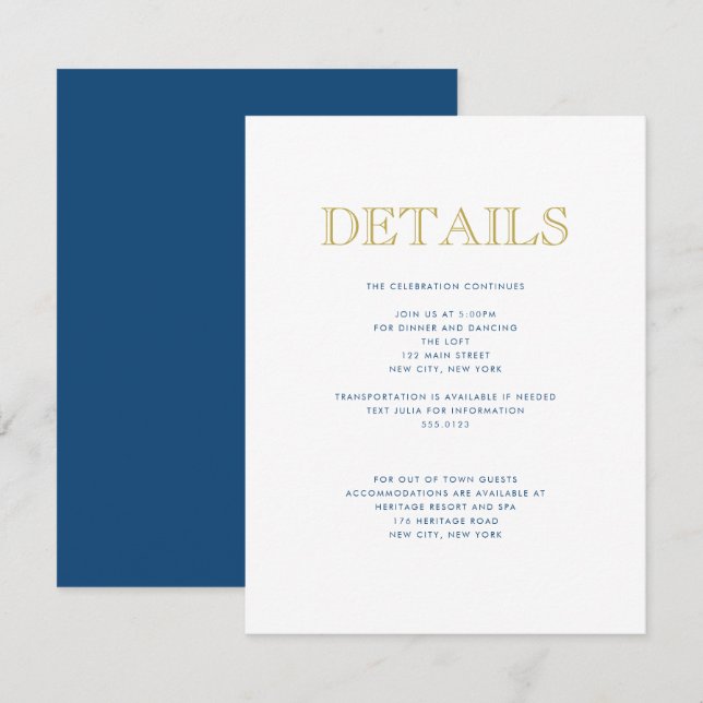 Enkelt Elegant Pub Mitzvah-traditionellt detaljkor Inbjudningar (Fram/baksida)