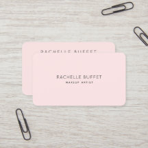 Enkelt elegant rosa Makeupkonstnär