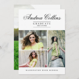 Enkelt & Elegant Student, Studenten-meddelande Inbjudningar