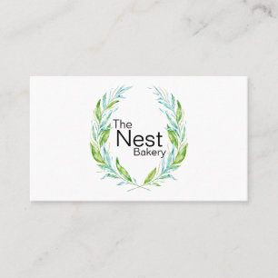Enkelt elegantt logotyplagrar förgrena sig för visitkort