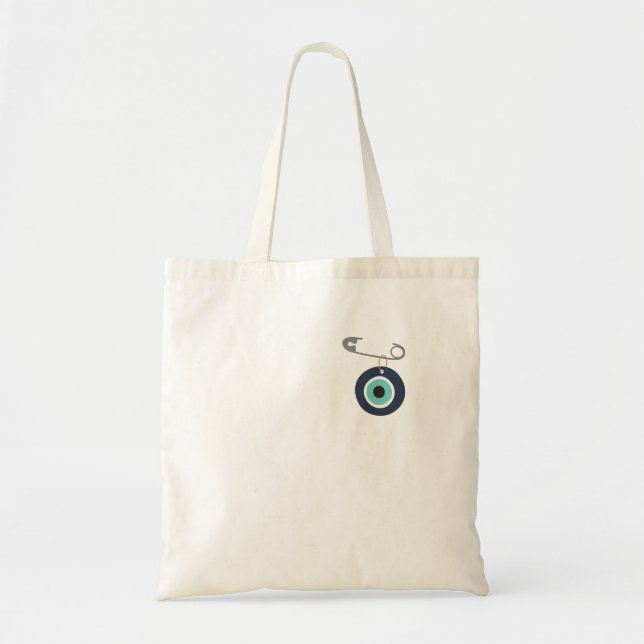 Enkelt Evil Öga prisvärd Snyggt Tote Bag Gift Tygkasse (Framsidan)
