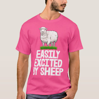 Enkelt exciterad av Hårig från vita får Manar T Shirt