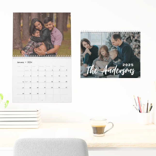 Enkelt familjefoto Skapar din egen Kalender (Skapare uppladdad)