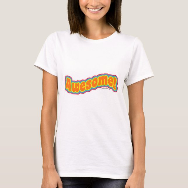 Enkelt Fantastisk Basic Roligt Slogan T-shirt (Framsida)