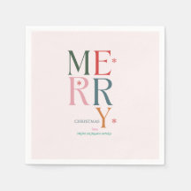 Enkelt färgglatt God Jul rosa